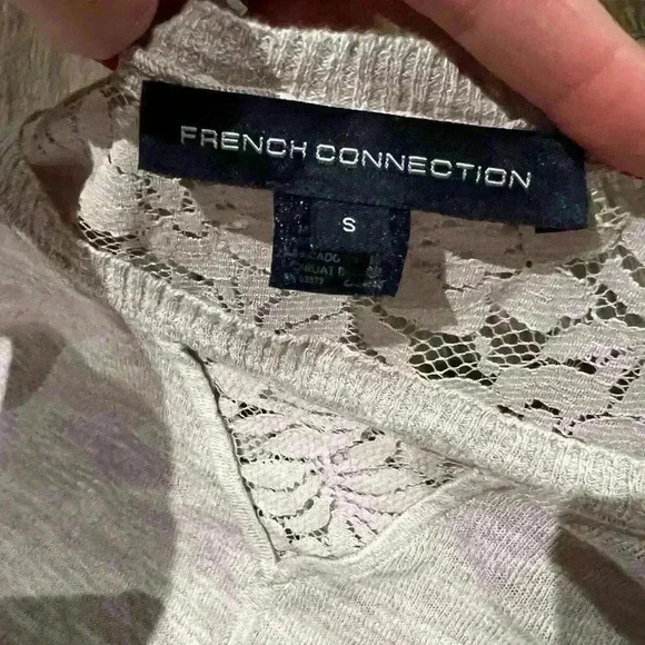 French Connection long sleeve pink  shirt blouse Small - Picture 3 of 7